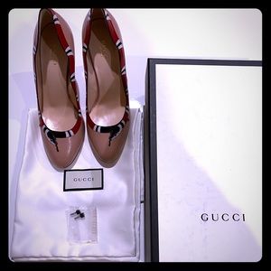 Authentic Gucci Kingsnake Heels